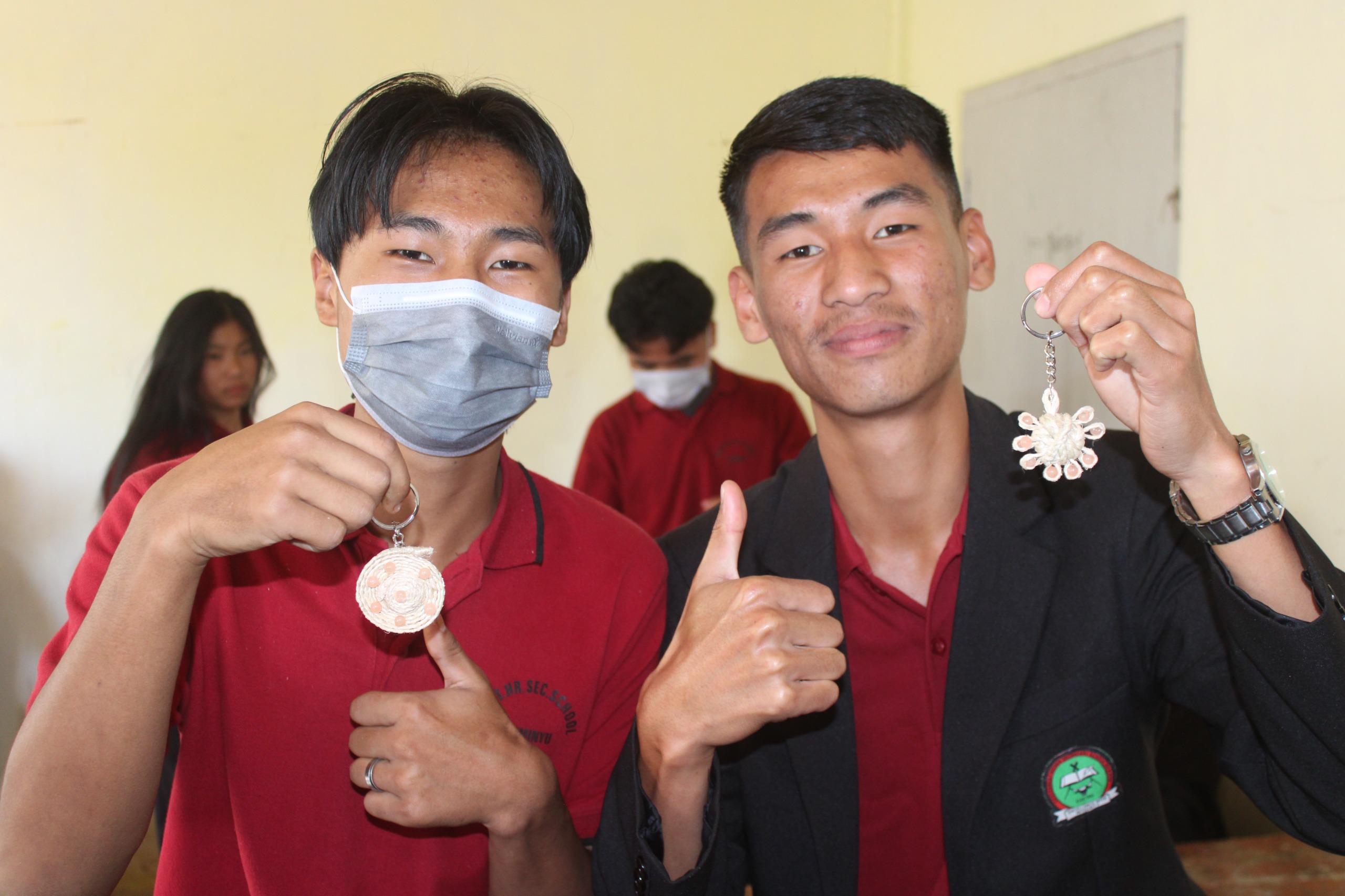 Key Chains using Banana Fiber